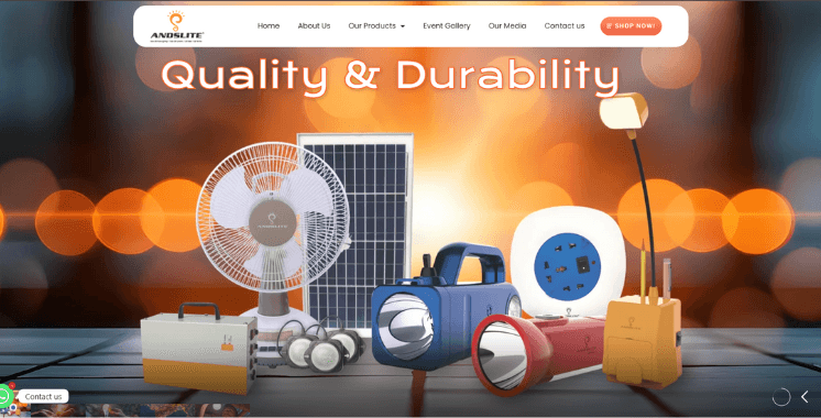 Andslite – Electronics E-commerce Platform