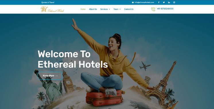 Ethereal Hotels – Hotel Booking & Travel Platform