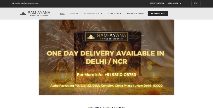 Ram-Ayana – Spiritual E-Commerce Store